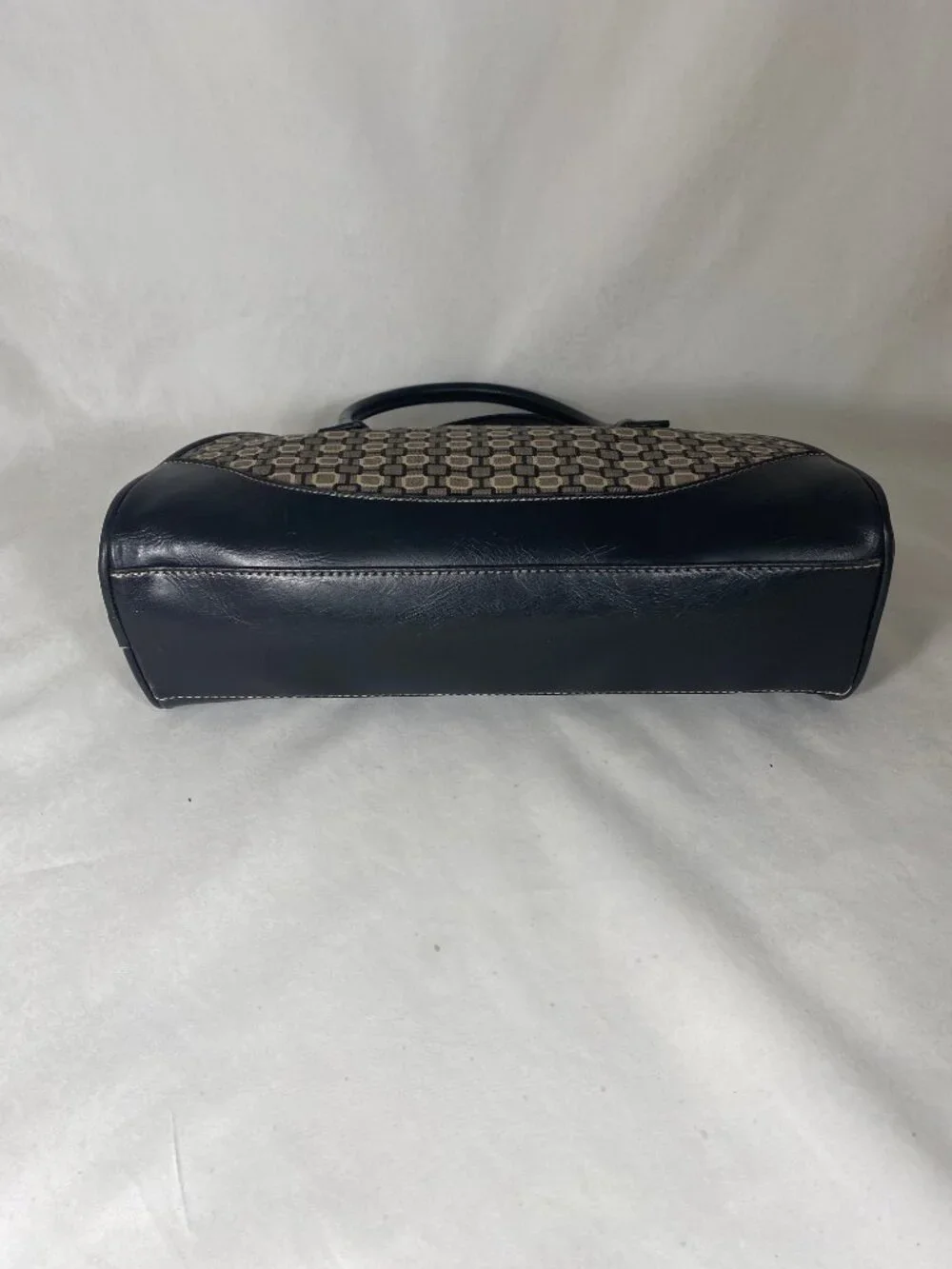 Nine West Geometric Pattern dome satchel Handbag Vintage Y2K